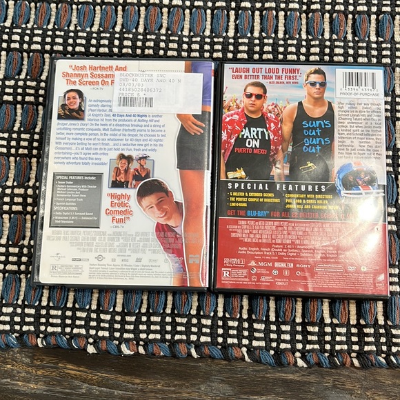 🌟SALE!  3 for $14!!🌟 Set of 2 DVDs, 22 jump street, and 40 days and 40 nights. - Picture 2 of 3